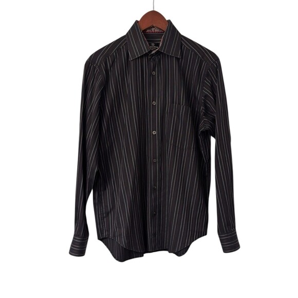 Bugatchi Uomo Other - Bugatchi Uomo Button Up Dress Shirt Men’s Size M Multicolor Striped Long Sleeve